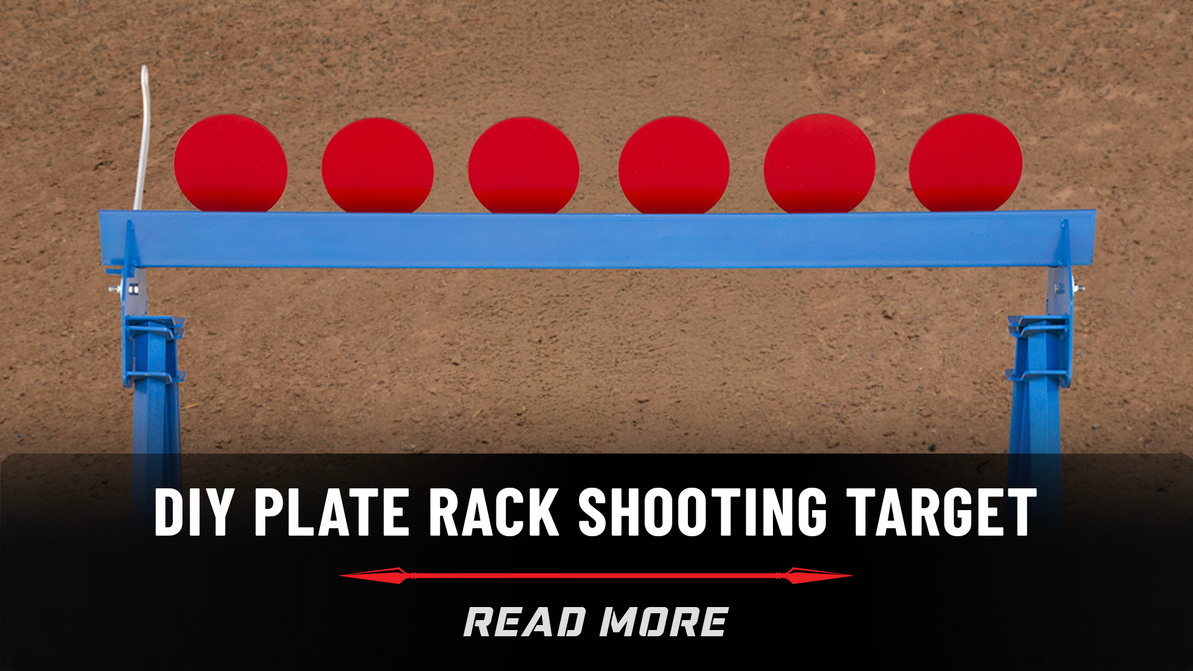DIY Plate Rack Shooting Target