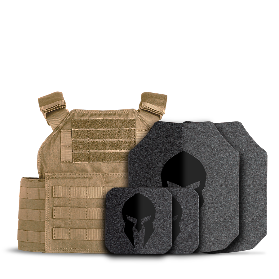 Spartan Level III+ AR550 Steel Body Armor and Spartan Shooters Cut Spartan Level III+ AR550 Steel Body Armor and Spartan Shooters Cut