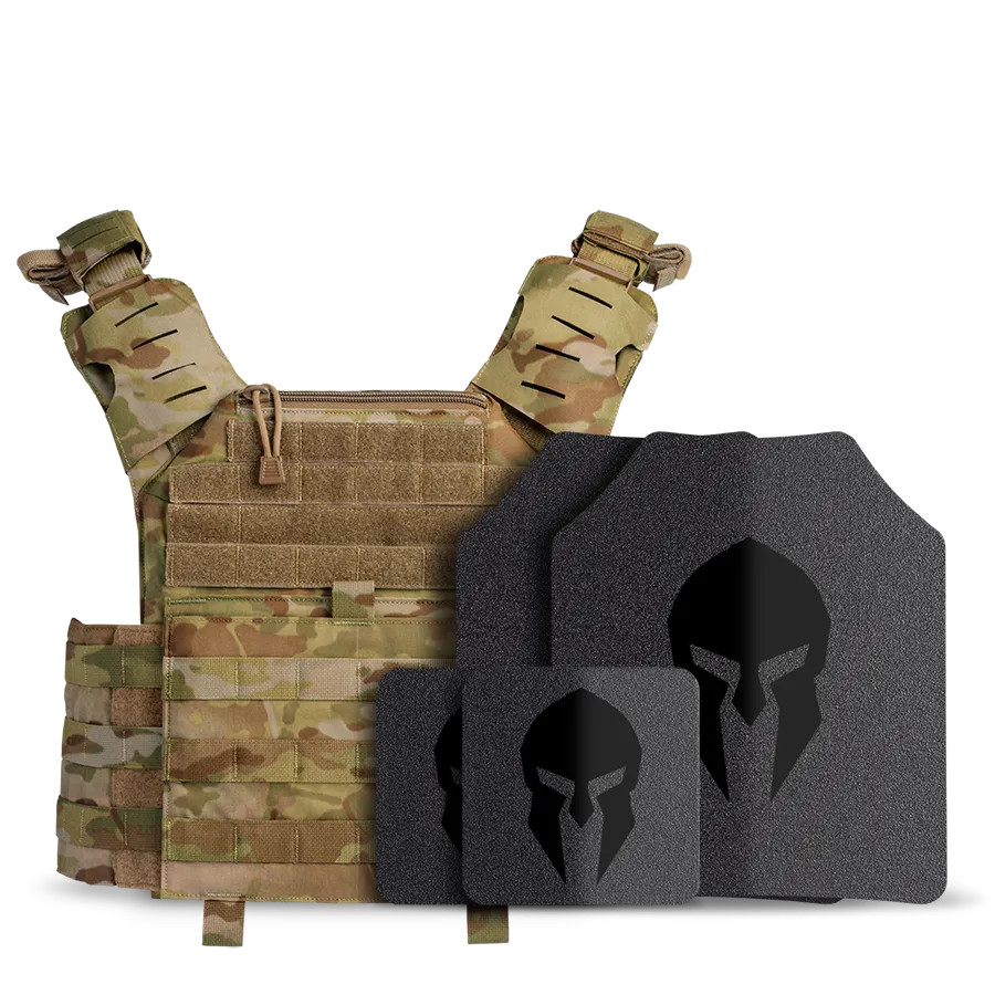 Level III Spartan™ Omega™ AR500 Steel Body Armor and Leonidas