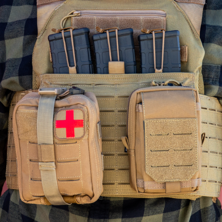 GP-Tasche Für Taktische Ausrüstung – Aus 500D Cordura, MOLLE-kompatibel, Mit Haupt- & Fronttasche