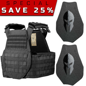 AR500 Level III 3 Body Armor Plates - VISM Bundle-DRI-LVL3-V