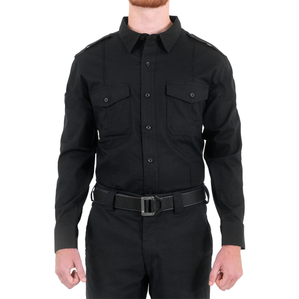 Men's V2 PRO DUTY™ Uniform Long Sleeve Shirt - Black