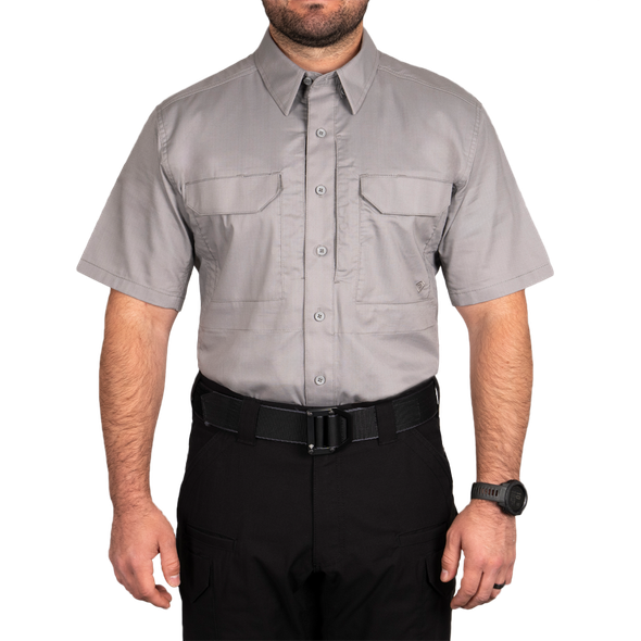 Men's V2 Tactical Short Sleeve Shirt - Nickel Grey