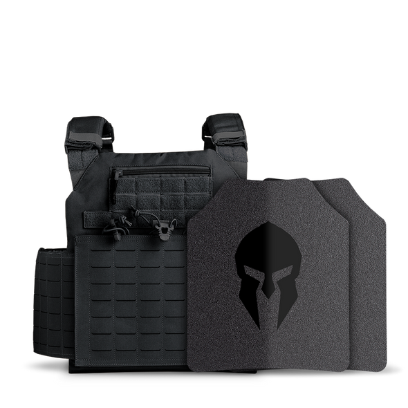 AR500 Body Armor Level III | Dual-Threat Package - Black