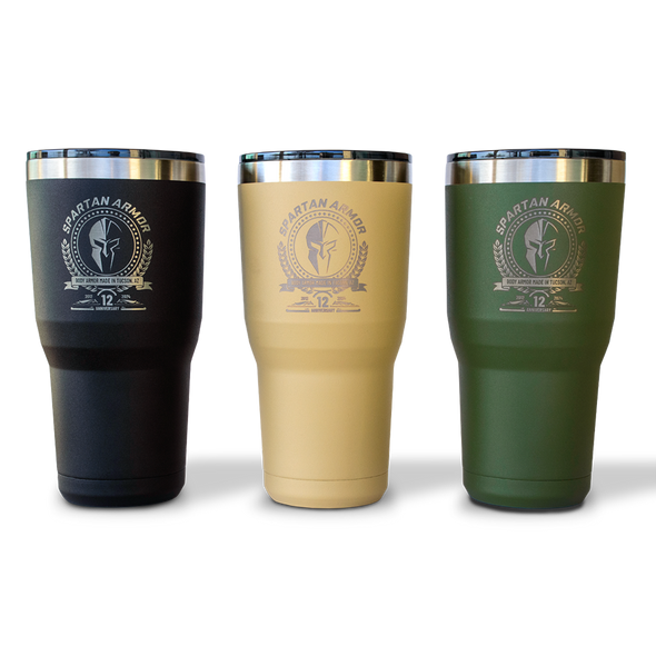 Spartan Armor Systems® 12-Year Anniversary 30oz Tumbler
