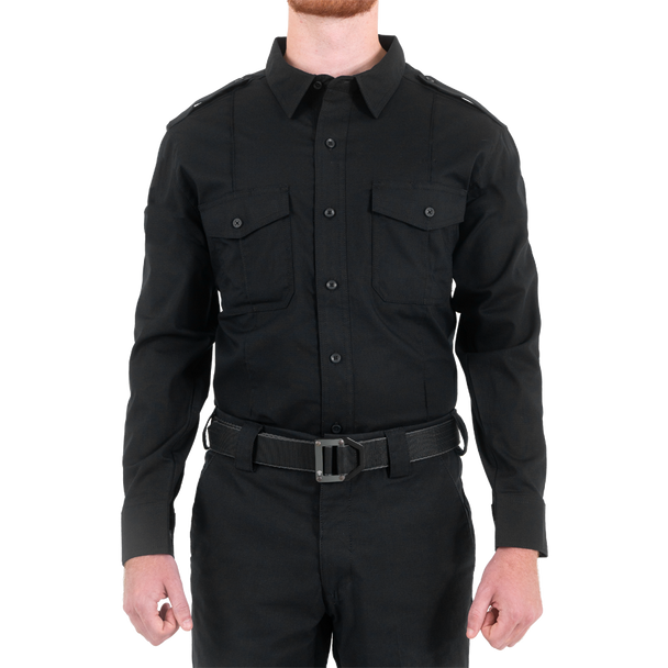 Men's V2 PRO DUTY™ Uniform Long Sleeve Shirt - Black