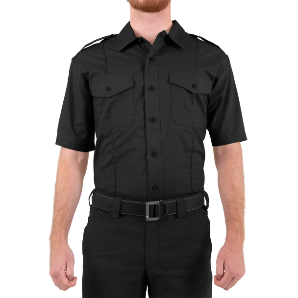 Men's V2 PRO DUTY™ Uniform Short Sleeve Shirt - Black