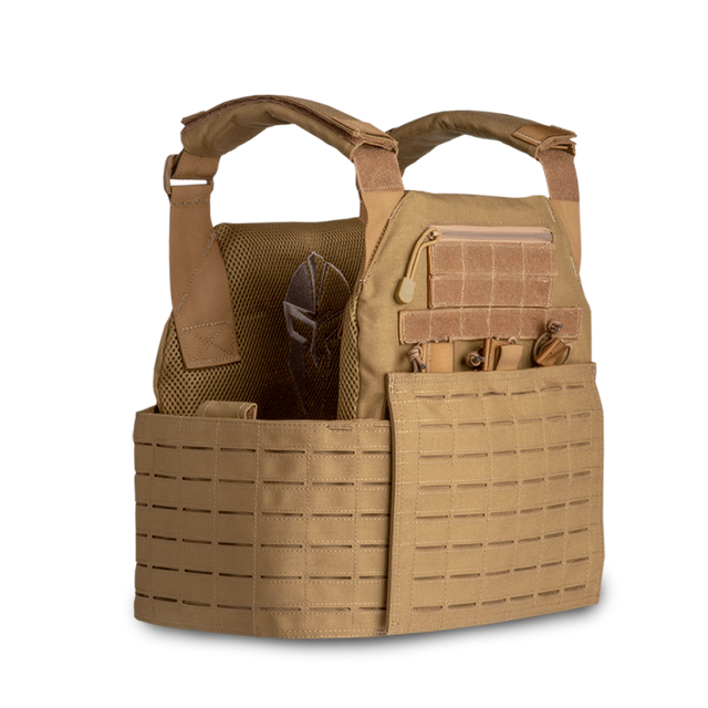 Spartan Level III+ AR550 Steel SAPI/ESAPI Medium Body Armor Plates ...