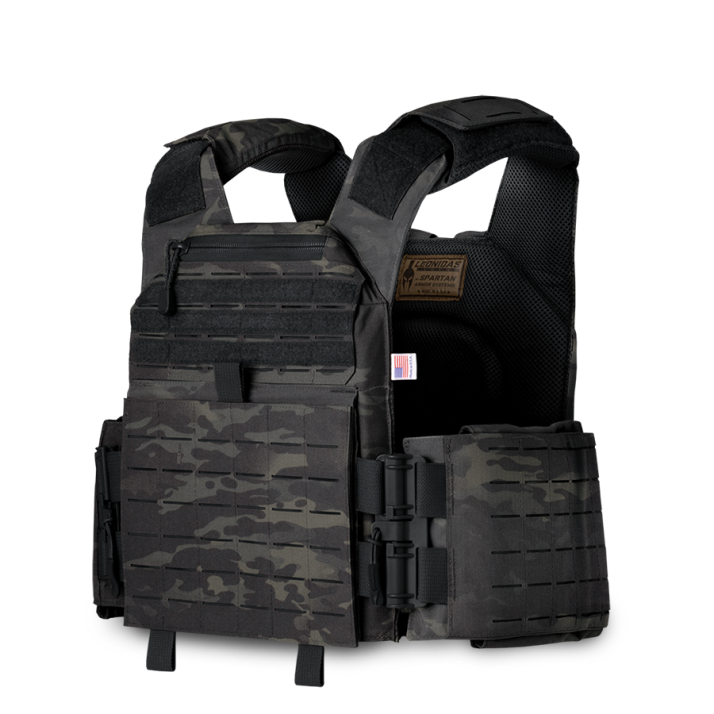 Spartan Level III+ AR550 Steel SAPI/ESAPI Medium Body Armor Plates ...