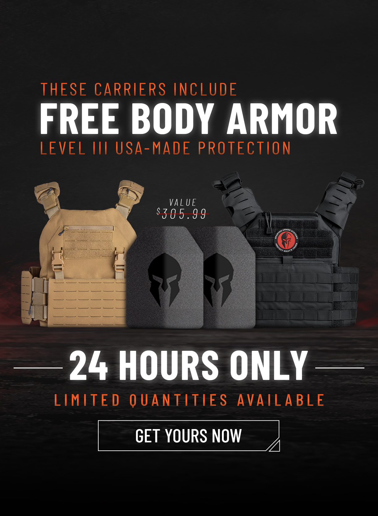 Get FREE Body Armor