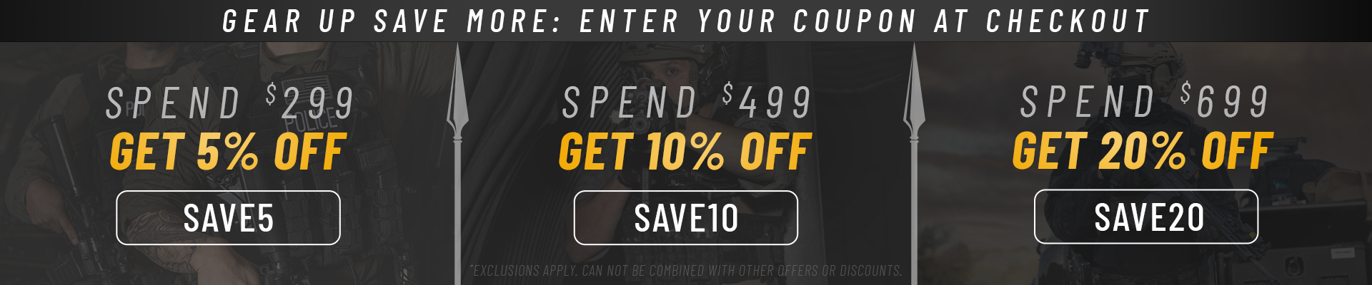 Gear Up Save More Coupon Codes