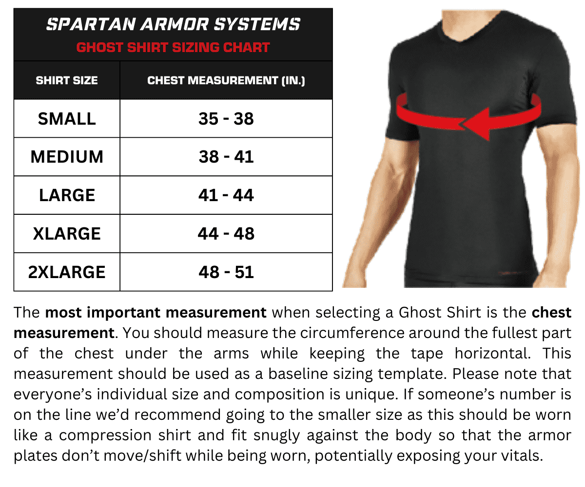 Ghost Concealment Shirt with Flex Fused Core Level IIIA Soft Armor