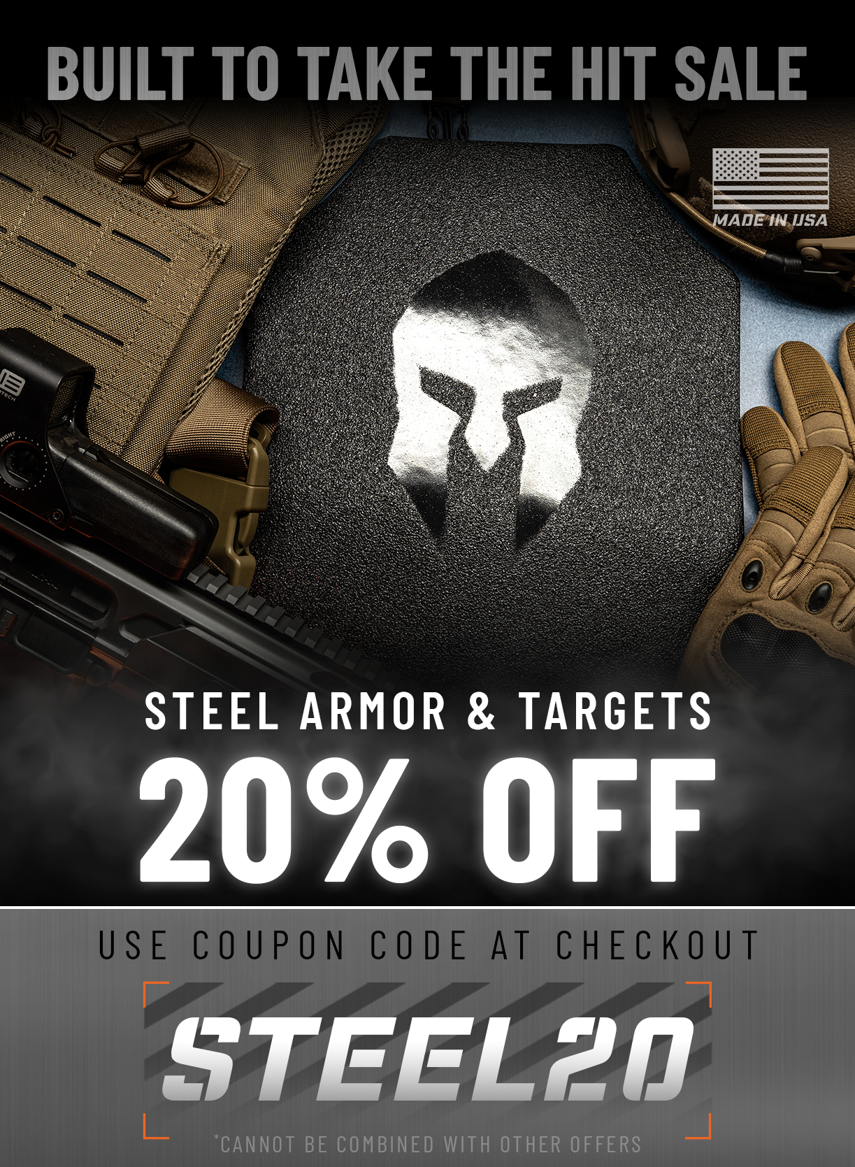 20 OFF STEEL DEAL