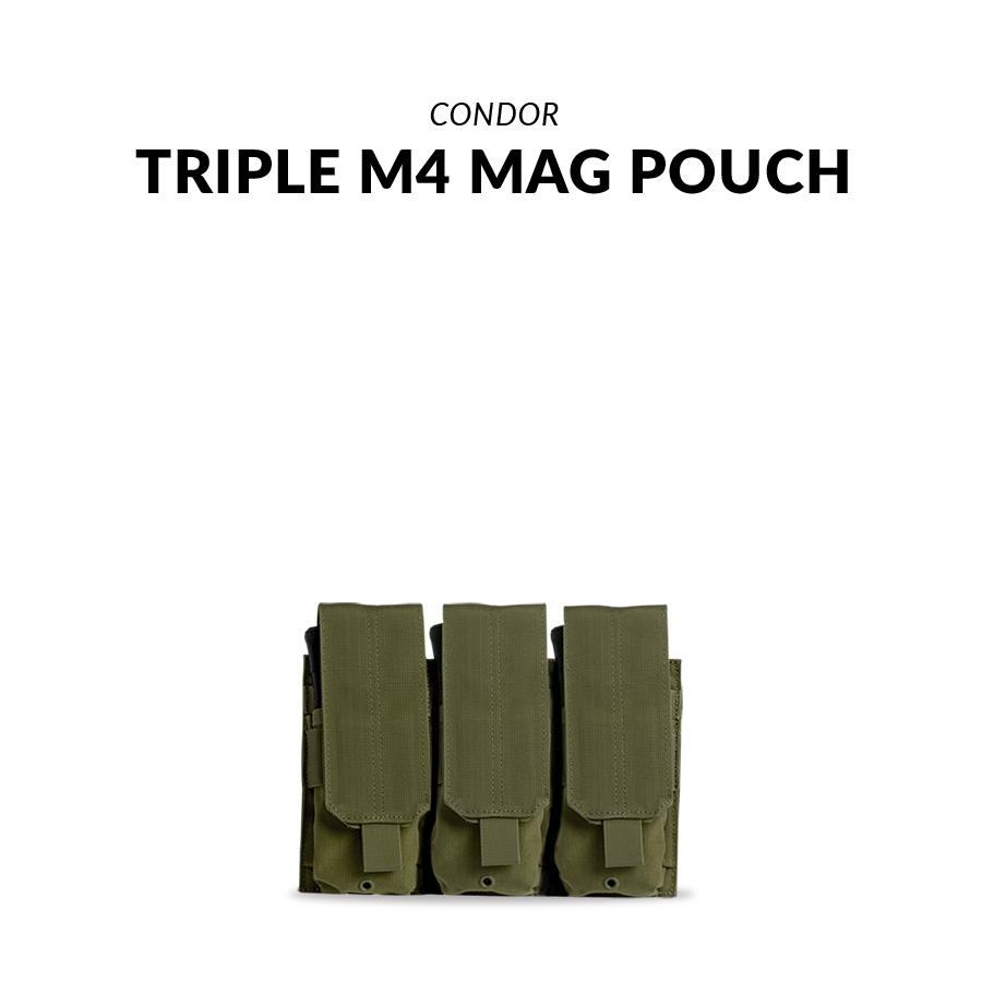 Triple Rifle Mag Pouch - OD Green