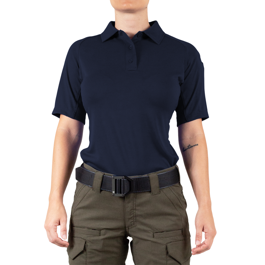 Women's Performance Short Sleeve Polo - Midnight Navy
