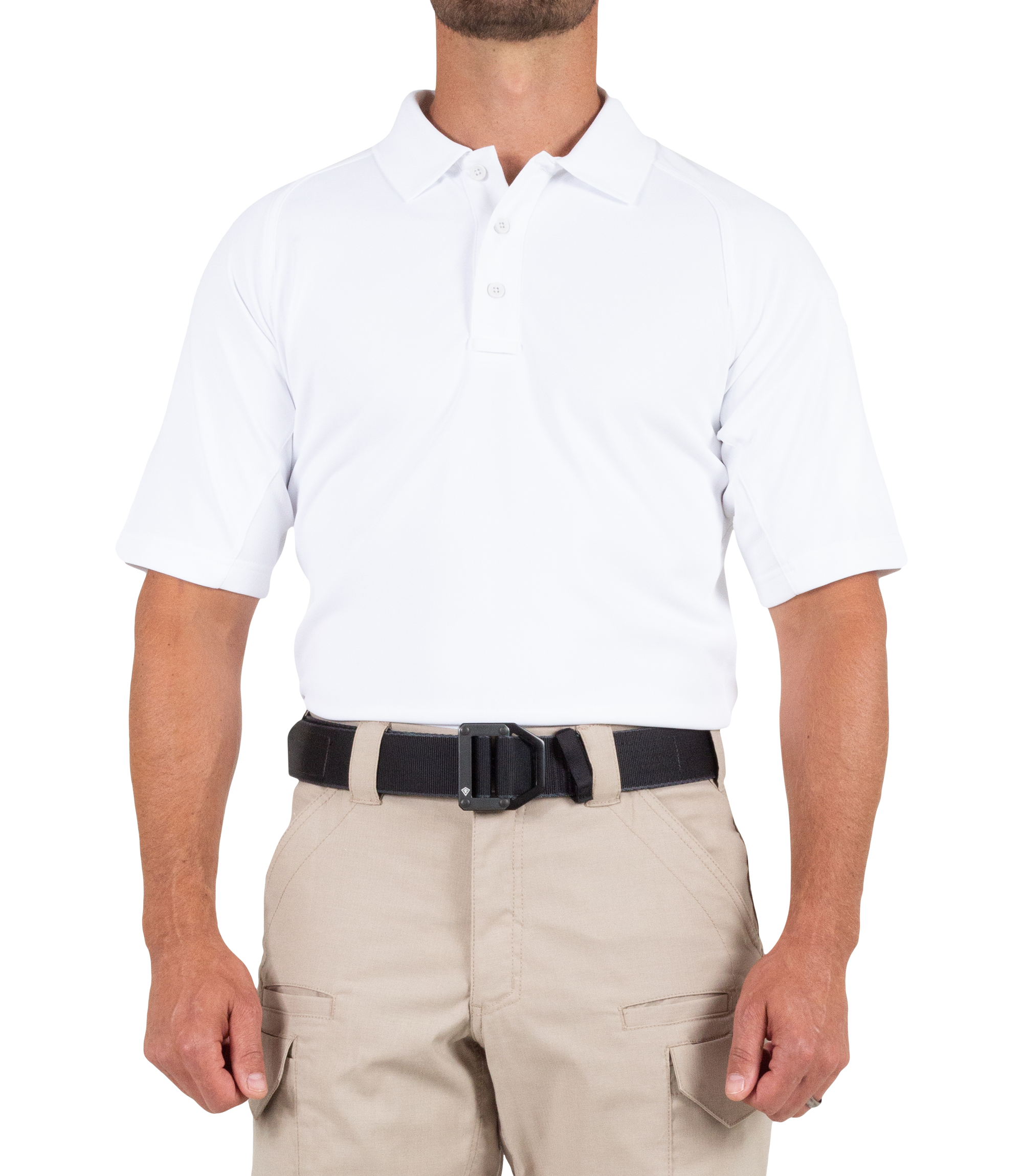 Men's Performance Short Sleeve Polo - White