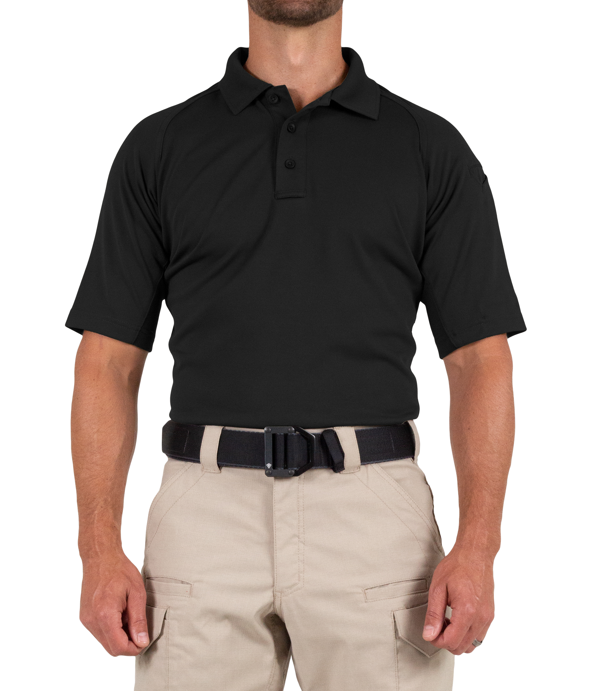 Men's Performance Short Sleeve Polo - Black