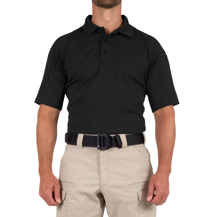 Men's Performance Short Sleeve Polo - Black