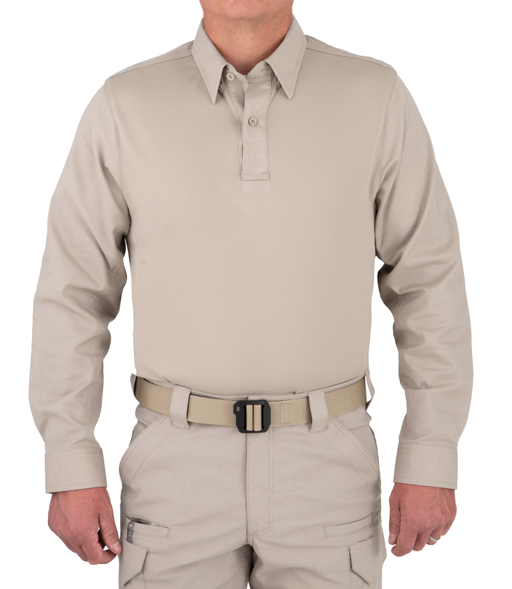 Men's V2 Pro Performance Long Sleeve Shirt - Khaki