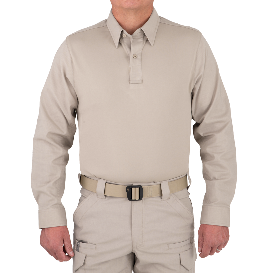 Men's V2 Pro Performance Long Sleeve Shirt - Khaki