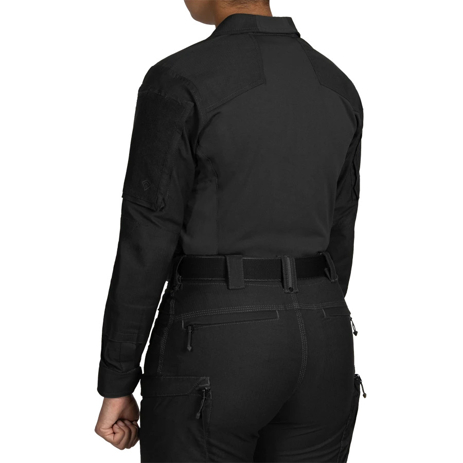 Women's Defender Shirt - Black (Back Side 1)