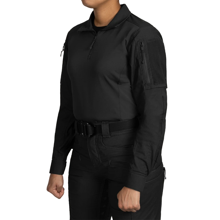 Women's Defender Shirt - Black (Front Side 1)