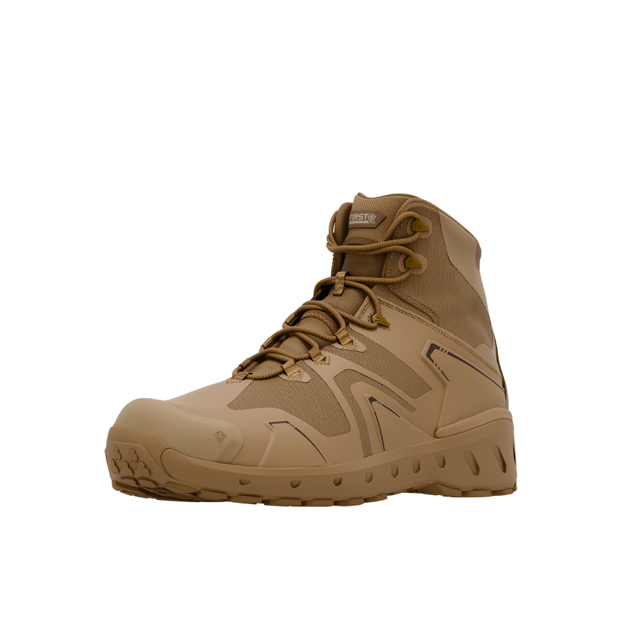 Men's 5“ AERO-TAC™ Side-Zip Mid - Coyote (Front Side)