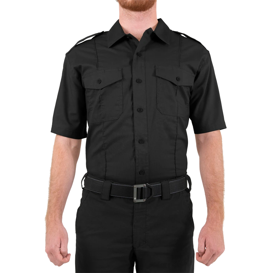 Men's V2 PRO DUTY™ Uniform Short Sleeve Shirt - Black