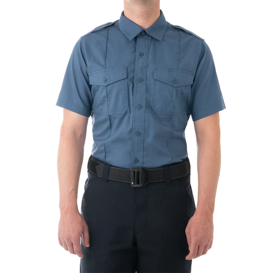 Men's V2 PRO DUTY™ Uniform Short Sleeve Shirt - French Blue