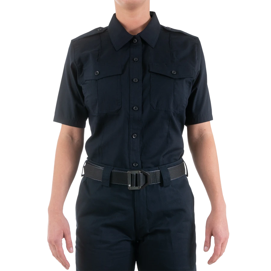 Women's V2 PRO DUTY™ Uniform Short Sleeve Shirt - Midnight Navy