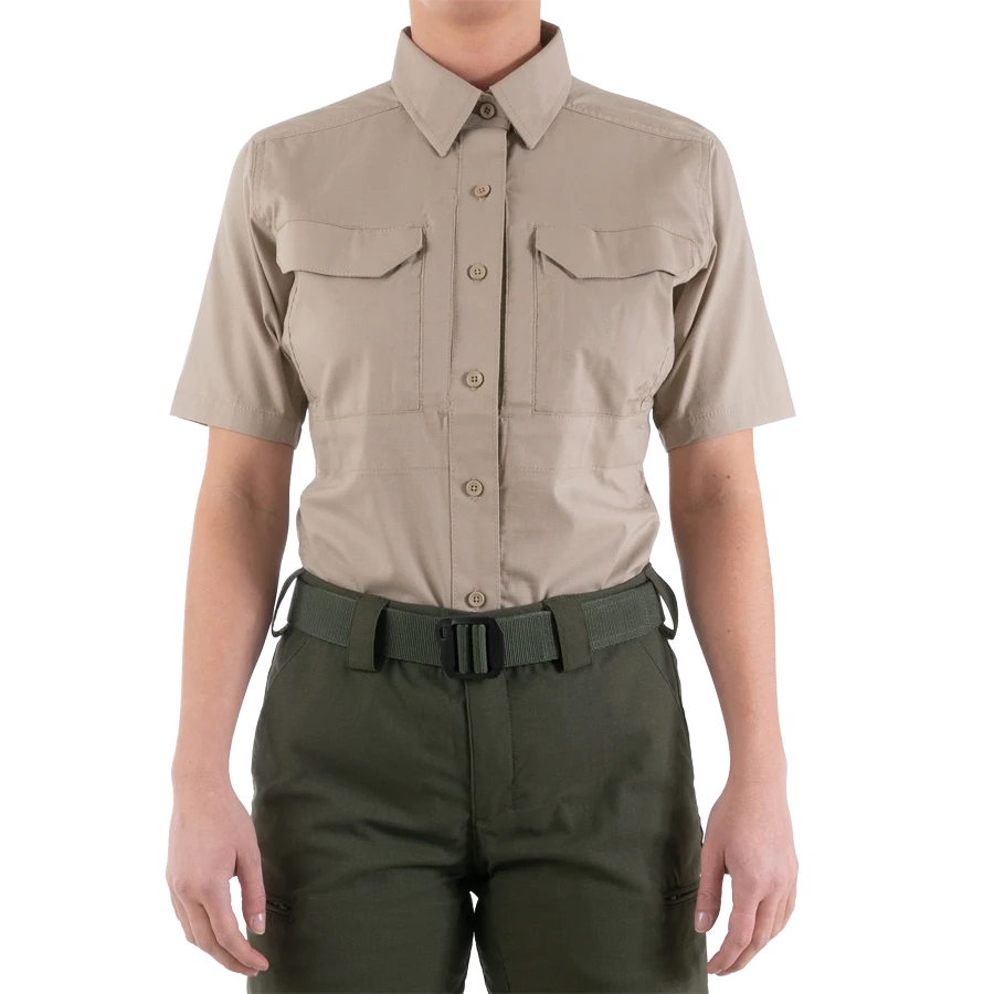 Women's V2 Tactical Short Sleeve Shirt - Khaki