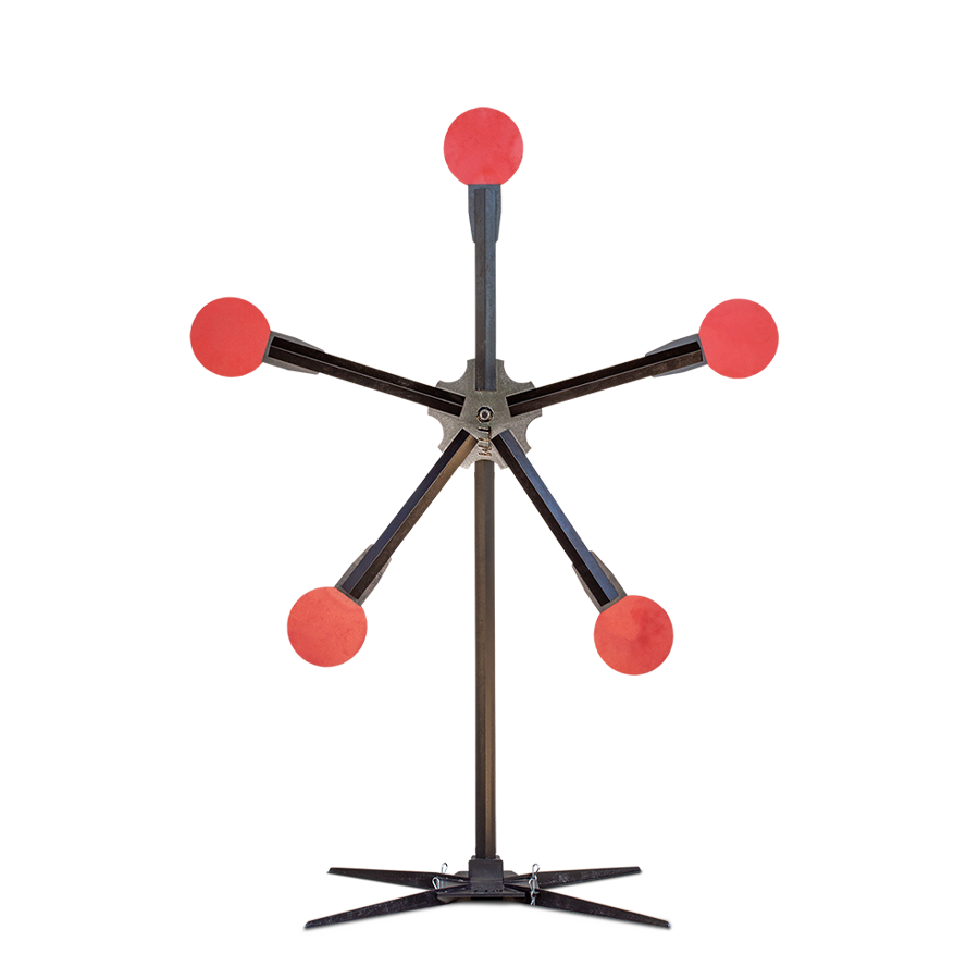 Texas Star Reactive Steel Target - Painted