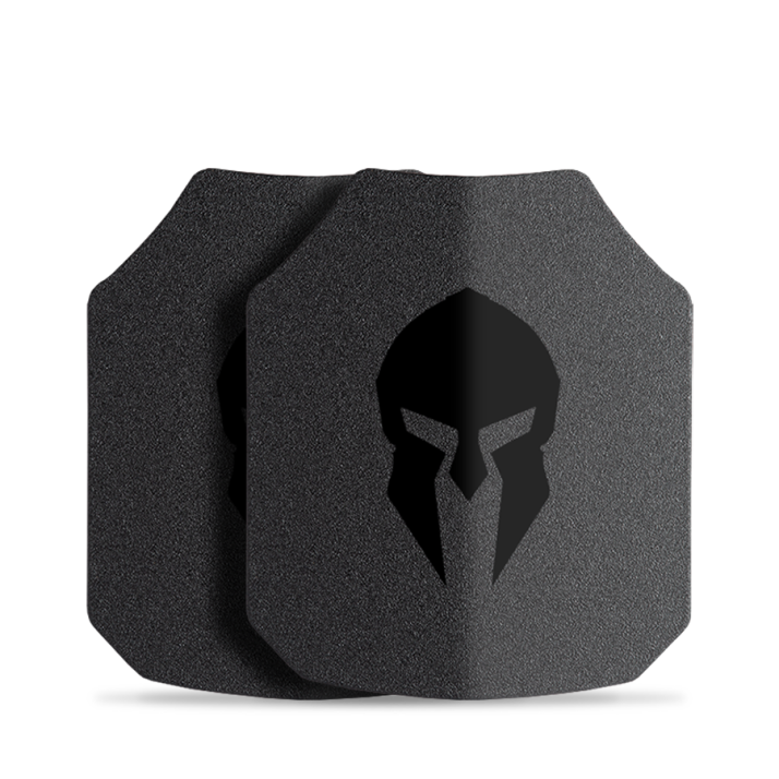 AR550 Level III+ Steel Body Armor - 10" x 12" Single Curve DOUBLE