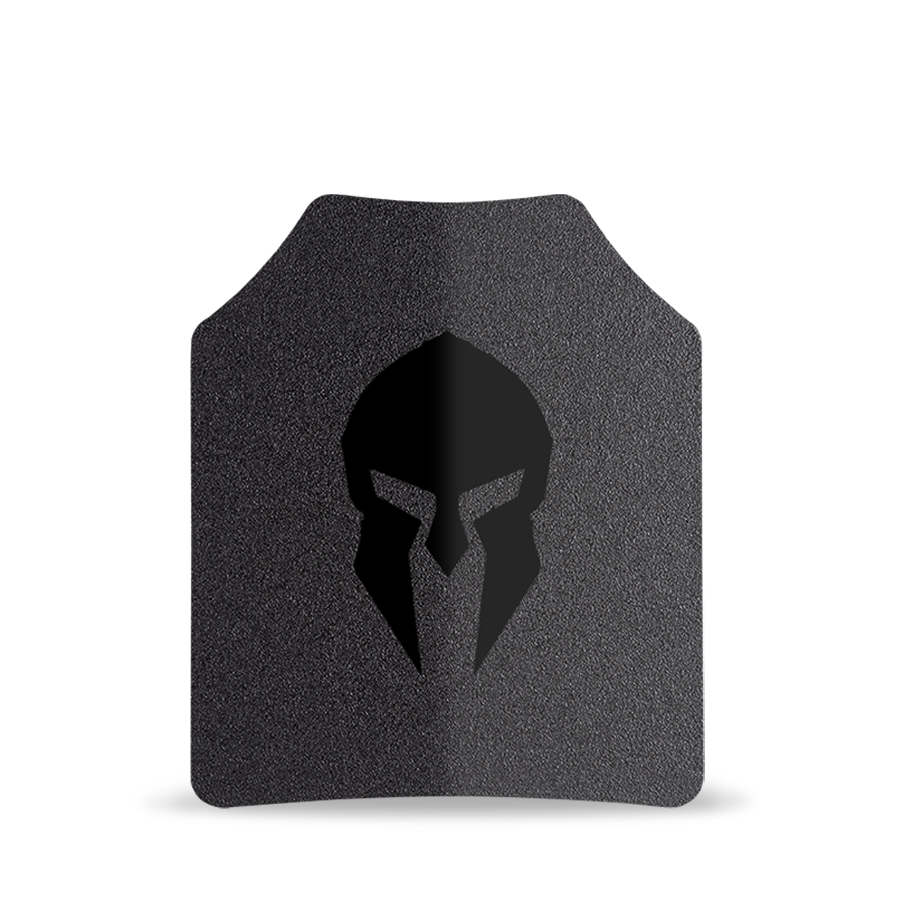 Spartan™ Omega™ AR500 Level III Steel Body Armor Plate - 10" x 12" Single Curve