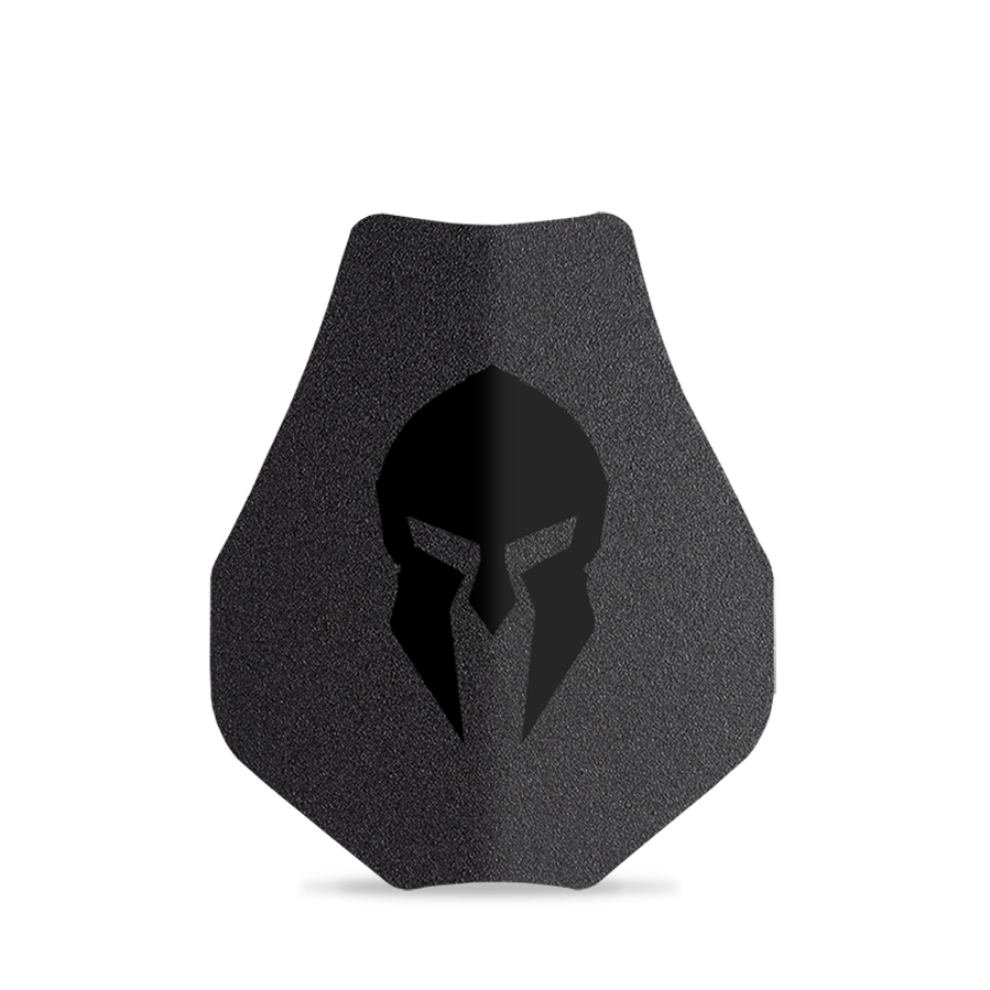 Spartan™ Omega™ AR500 High Mobility Level III Steel Body Armor Plate - 10" x 12" Single Curve