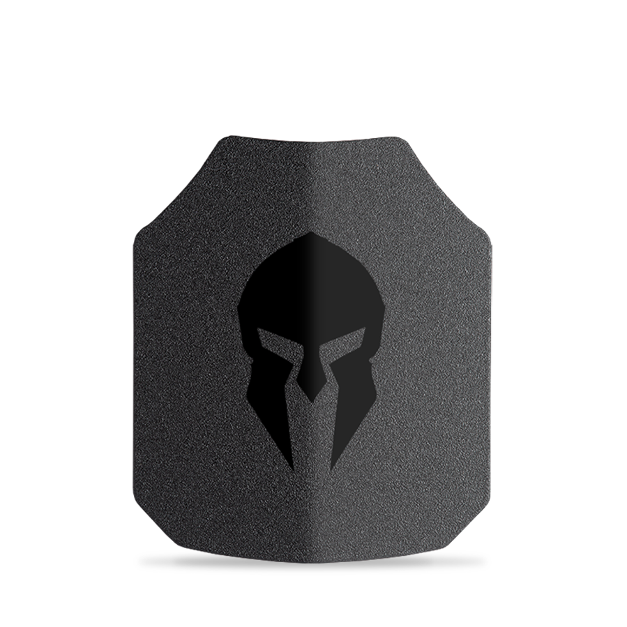 AR550 Level III+ Steel Body Armor - 10" x 12" Single Curve
