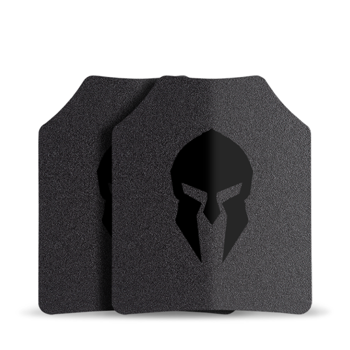 Spartan™ Omega™ AR500 Shooters Level III Steel Body Armor - 10" x 12" Single Curve DOUBLE