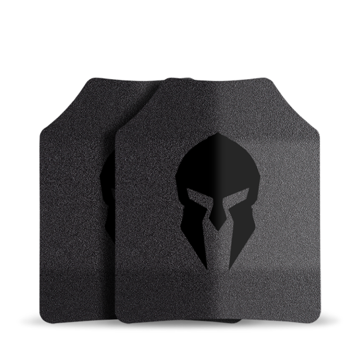 Spartan™ Omega™ AR500 Shooters Level III Steel Body Armor - 10" x 12" ATC DOUBLE