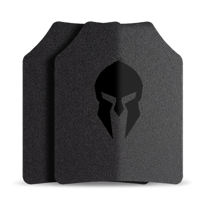 Spartan™ Omega™ AR500 Shooters Level III Steel Body Armor - 11" x 14" Single Curve DOUBLE