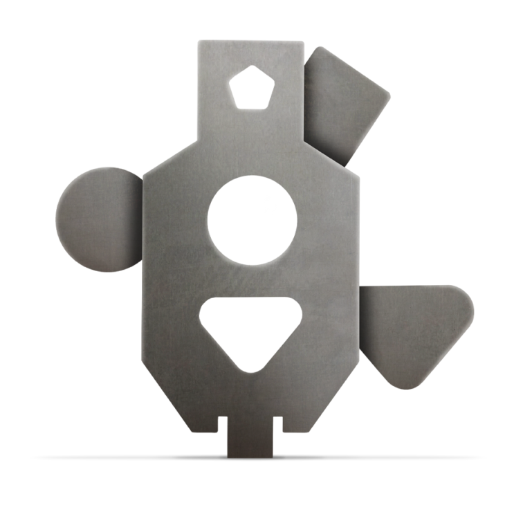 Triple Tap Reactive Steel Target - Open