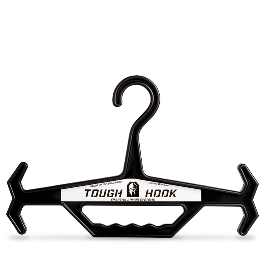 Tough Hook Plate Carrier Hanger - Black