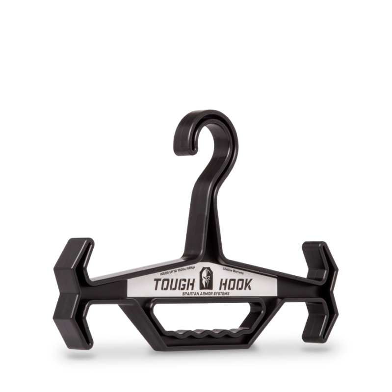 Tough Hook Plate Carrier Hanger - Black (Facing Right)