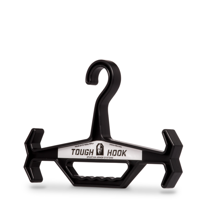 Tough Hook Plate Carrier Hanger - Black (Facing Left)