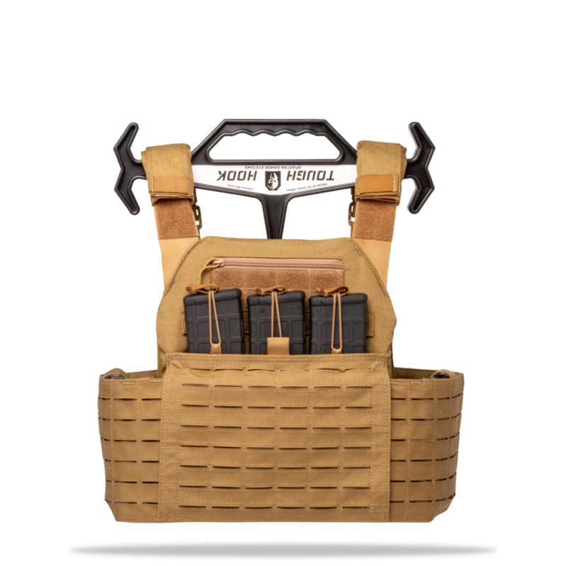 Tough Hook Plate Carrier Hanger - Black (Carry Position)