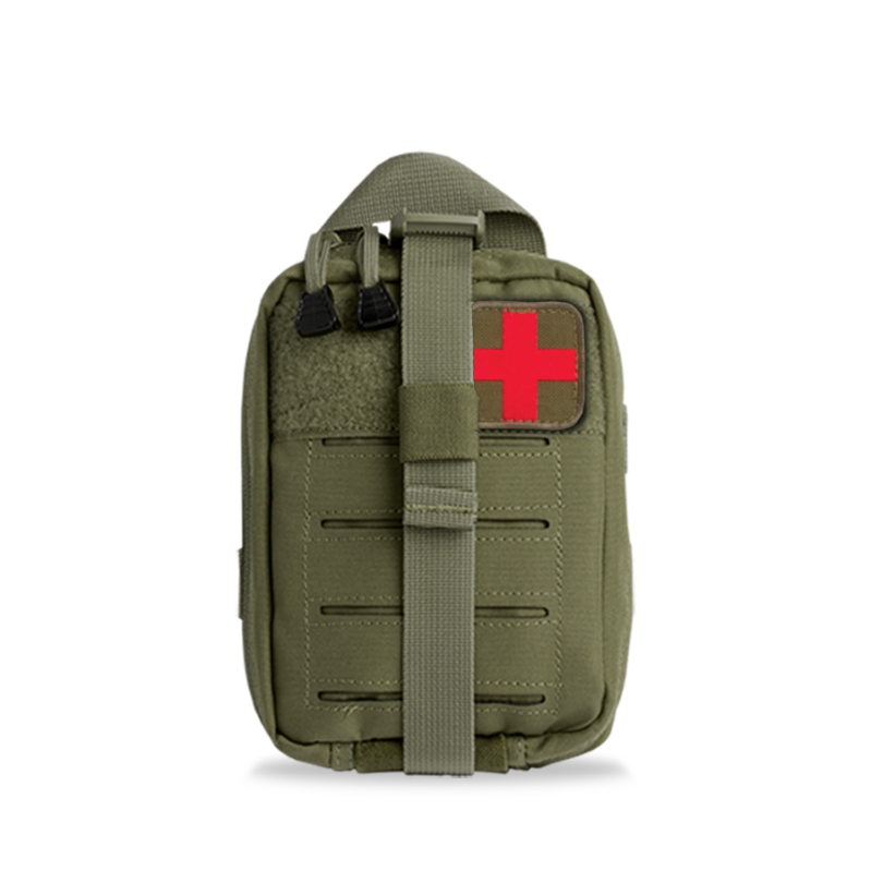 Advanced Individual First Aid Kit - OD Green