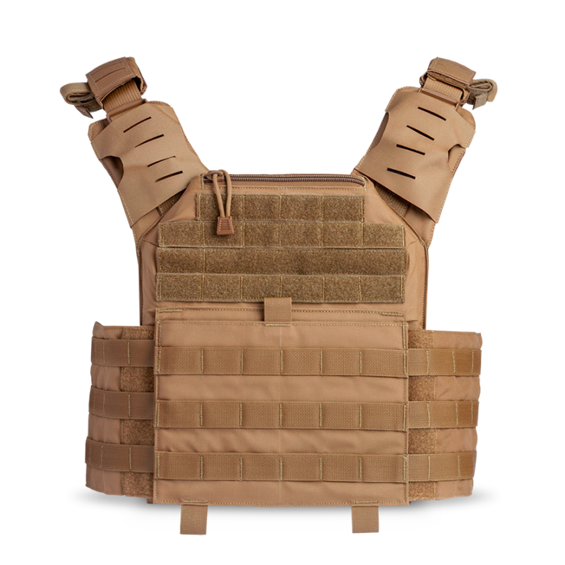 Leonidas USA Made Plate Carrier - Coyote Brown