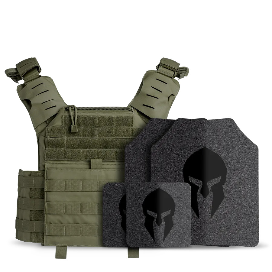Spartan™ Omega™ AR500 Leonidas Body Armor Package - Ranger Green