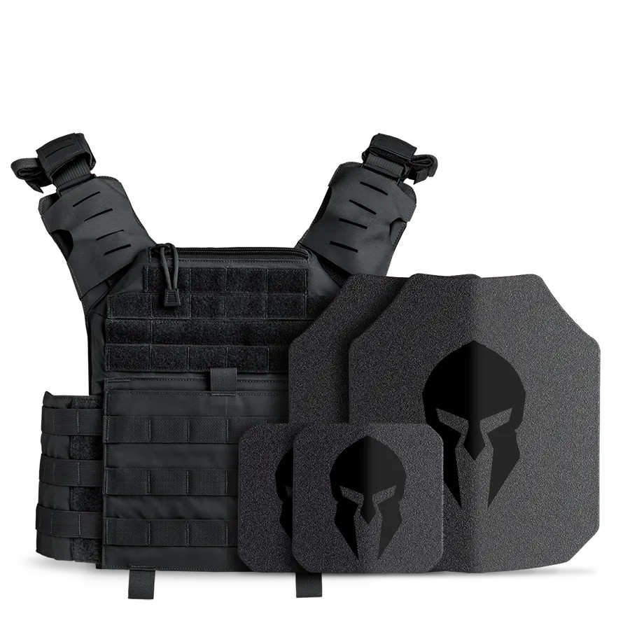 AR550 Leonidas Body Armor Package - Black