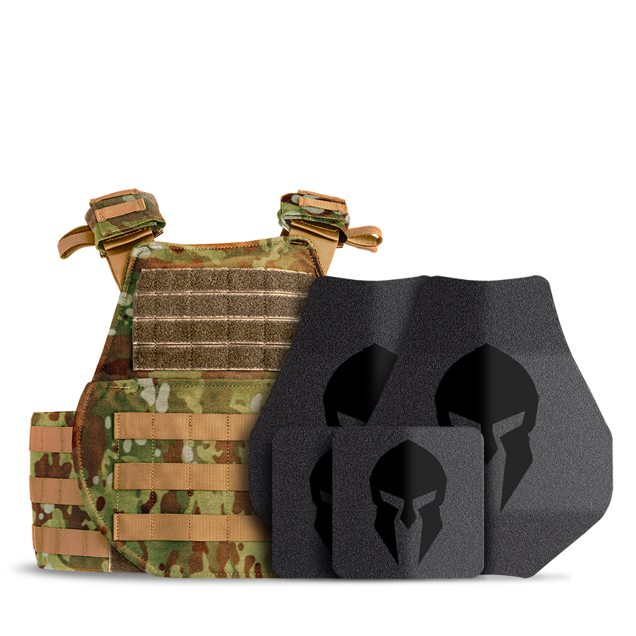 Spartan™ Omega™ AR500 Sentinel High Mobility Body Armor Package - MultiCam