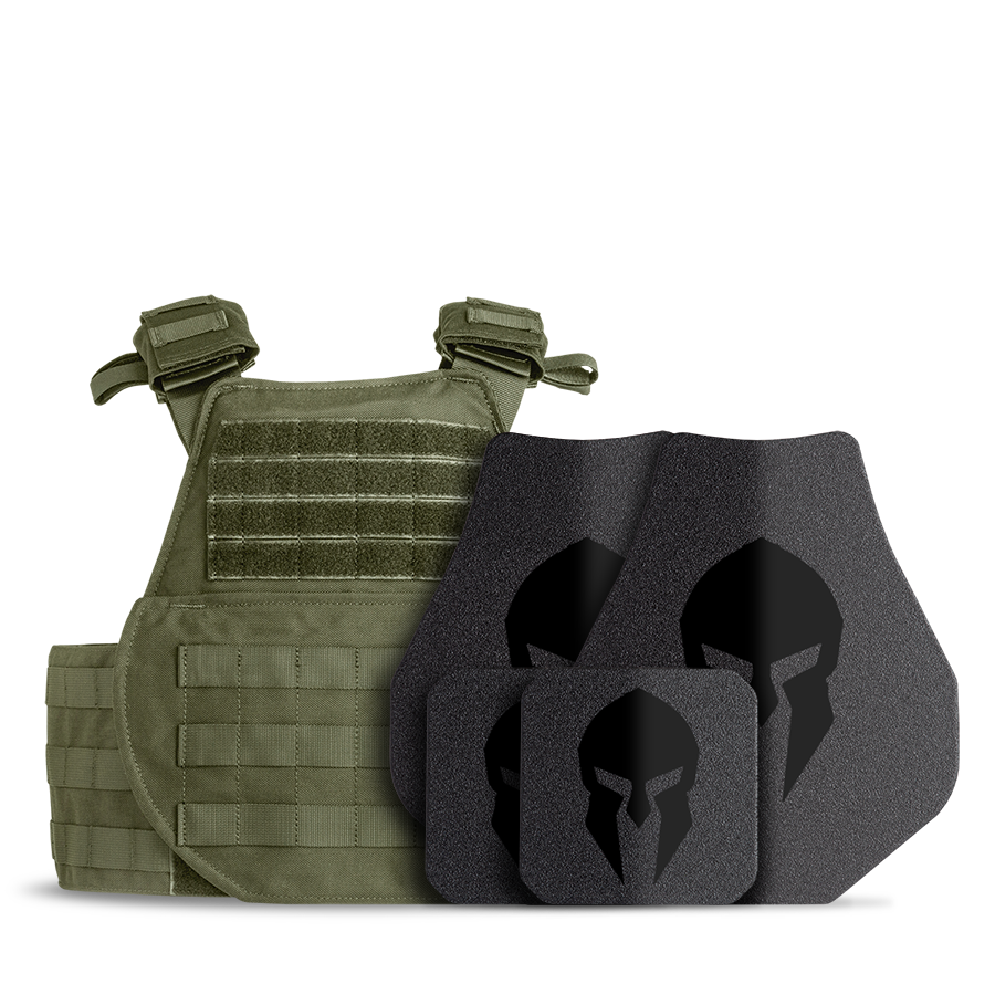 AR550 Sentinel High Mobility Body Armor Package - OD Green